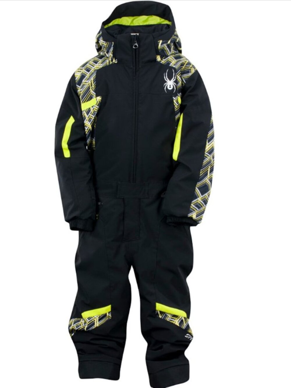 FREE*❤️Spyder Mini Journey Snow Suit Snowsuit Toddler Boys 107cm Fluorescent